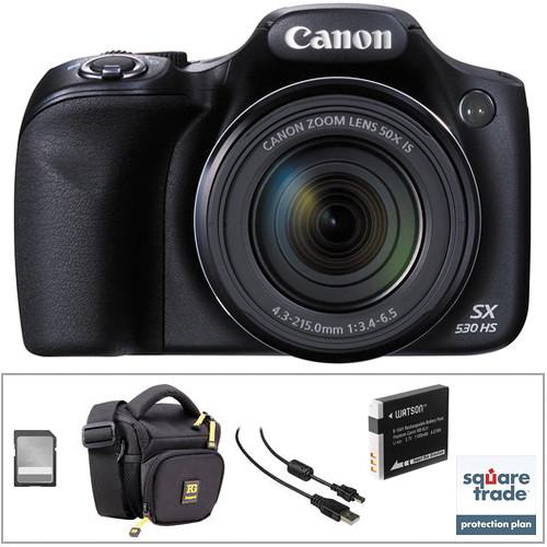 Canon PowerShot SX530 HS Digital Camera with Accessories Kit, Canon, PowerShot, SX530, HS, Digital, Camera, with, Accessories, Kit,