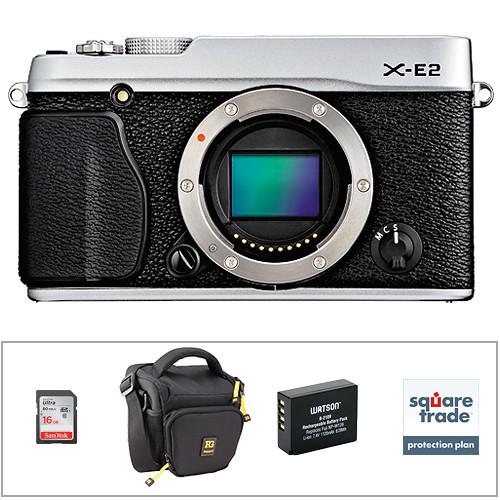 Fujifilm X-E2 Mirrorless Digital Camera Body Deluxe Kit (Black)