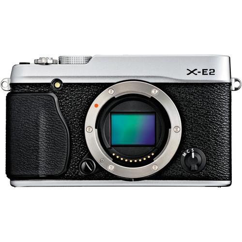 Fujifilm X-E2 Mirrorless Digital Camera Body Deluxe Kit (Silver), Fujifilm, X-E2, Mirrorless, Digital, Camera, Body, Deluxe, Kit, Silver,