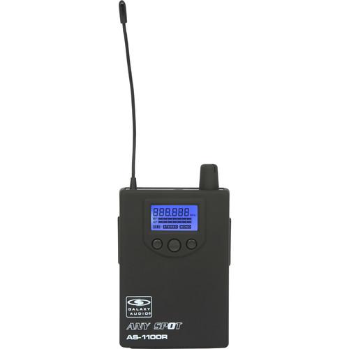 Galaxy Audio AS-1100RN Bodypack Receiver with EB3 Ear AS-1100RN