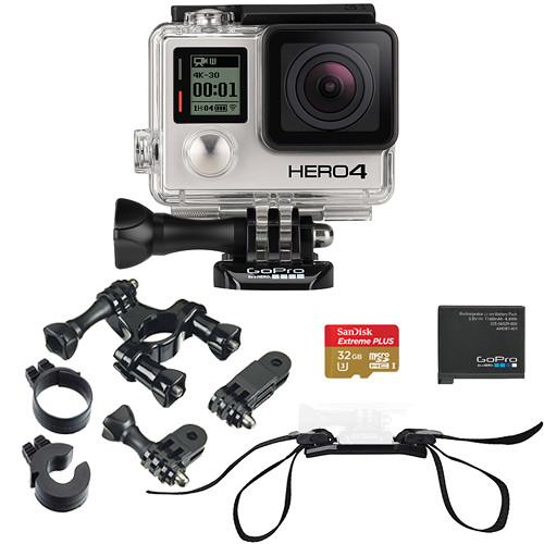 GoPro  HERO4 Black Bicycle Kit, GoPro, HERO4, Black, Bicycle, Kit, Video