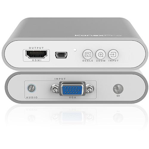 KanexPro Composite/S-Video to 4K HDMI Converter CON-AV-HD4K, KanexPro, Composite/S-Video, to, 4K, HDMI, Converter, CON-AV-HD4K,