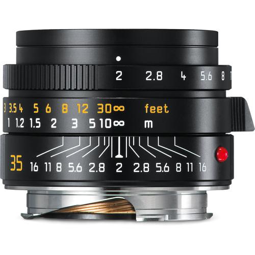 Leica Summicron-M 35mm f/2 ASPH Lens (Black) 11673, Leica, Summicron-M, 35mm, f/2, ASPH, Lens, Black, 11673,