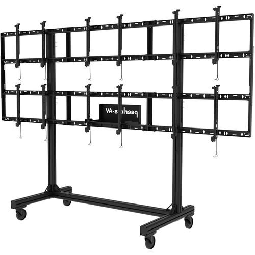 Peerless-AV Portable Video Wall Cart for 46 to DS-C555-4X3