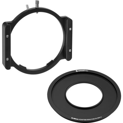 Sensei 100mm Aluminum Universal Filter Holder and 58mm Adapter, Sensei, 100mm, Aluminum, Universal, Filter, Holder, 58mm, Adapter