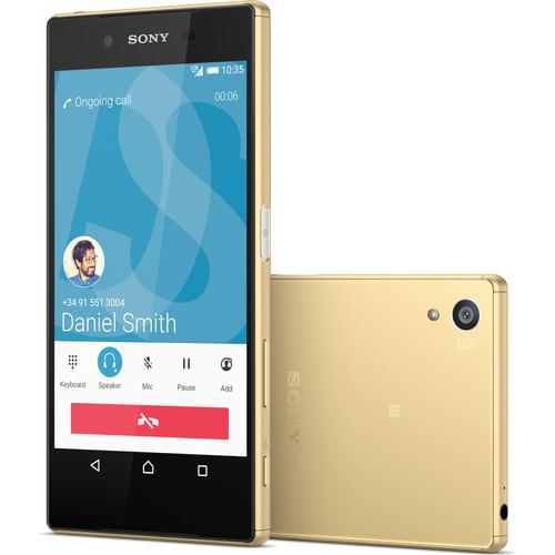 Sony Xperia Z5 E6603 32GB Smartphone (Unlocked, Gold) 1298-5591, Sony, Xperia, Z5, E6603, 32GB, Smartphone, Unlocked, Gold, 1298-5591
