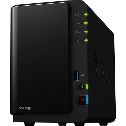 Synology DiskStation DS216 Two-Bay NAS Enclosure DS216, Synology, DiskStation, DS216, Two-Bay, NAS, Enclosure, DS216,
