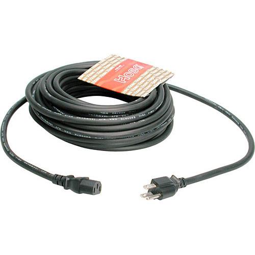 Hosa Technology Black Extension Cable w/ IEC Female - 50'