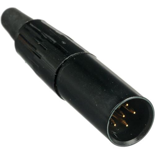 Remote Audio TA3M-B 3-Pin Male Mini-XLR Connector (Black) TA3M-B