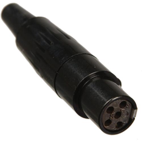 Remote Audio TA5M-B 5-Pin Male Mini-XLR Connector (Black) TA5M-B