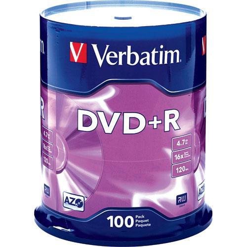 Verbatim  DVD R 4.7GB 16x Disc (100) 95098, Verbatim, DVD, R, 4.7GB, 16x, Disc, 100, 95098, Video