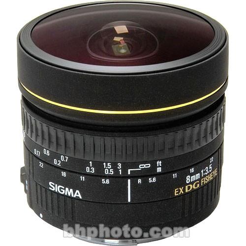 Sigma 8mm f/3.5 EX DG Circular Fisheye Lens for Canon EF 485101