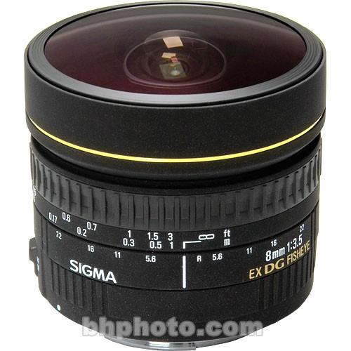 Sigma 8mm f/3.5 EX DG Circular Fisheye Lens for Sigma SA 485110