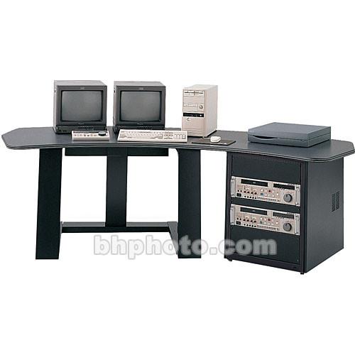 Winsted E4519 Single Pedestal Digital Desk (Black) E4519