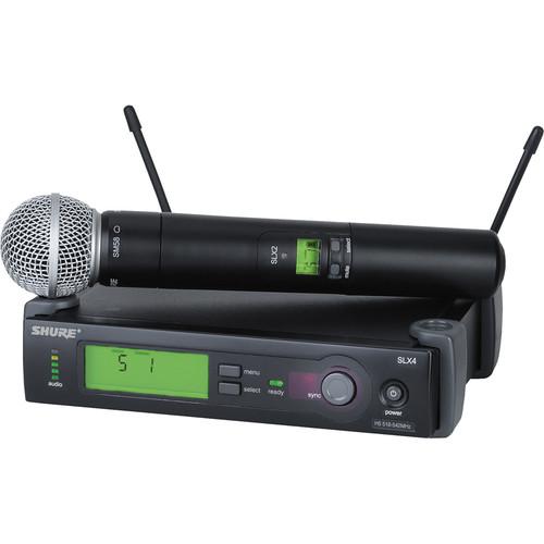 Shure SLX Series Wireless Microphone System SLX24/SM58-J3, Shure, SLX, Series, Wireless, Microphone, System, SLX24/SM58-J3,