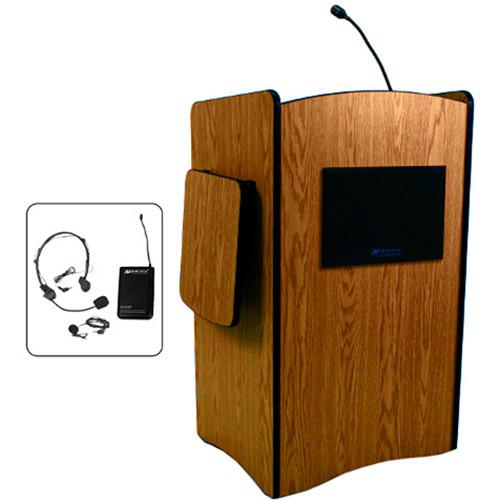 AmpliVox Sound Systems Multimedia Computer Lectern SW3230-MP-HS