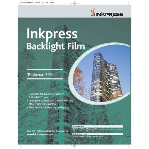 Inkpress Media  Backlight Film IBF111750, Inkpress, Media, Backlight, Film, IBF111750, Video