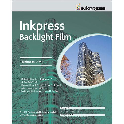 Inkpress Media  Backlight Film IBF851150, Inkpress, Media, Backlight, Film, IBF851150, Video