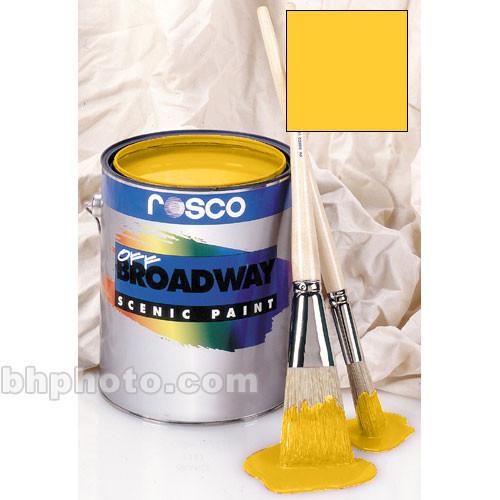 Rosco Off Broadway Paint - Lemon Yellow - 1 Gal. 150053660128