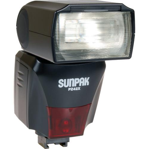 Sunpak PZ42X TTL Flash for Canon DSLR Cameras PZ42XC, Sunpak, PZ42X, TTL, Flash, Canon, DSLR, Cameras, PZ42XC,
