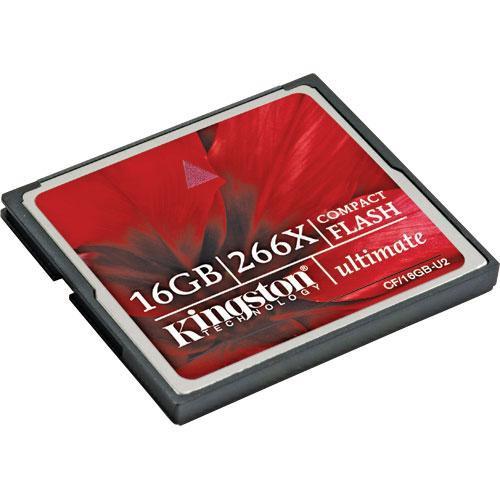 Kingston 32GB CompactFlash Ultimate 266x Memory Card CF/32GB-U2, Kingston, 32GB, CompactFlash, Ultimate, 266x, Memory, Card, CF/32GB-U2