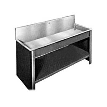 Arkay Black Vinyl-Clad Steel Sink Stand for 24x96x10