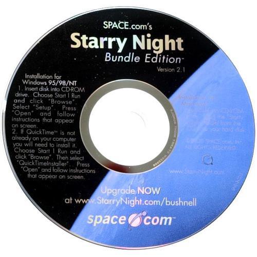 Bushnell Starry Night CD Software (Version 2.1) 781234, Bushnell, Starry, Night, CD, Software, Version, 2.1, 781234,