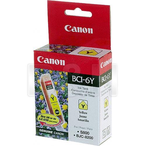 Canon  BCI-6Y Yellow Ink Tank 4708A003