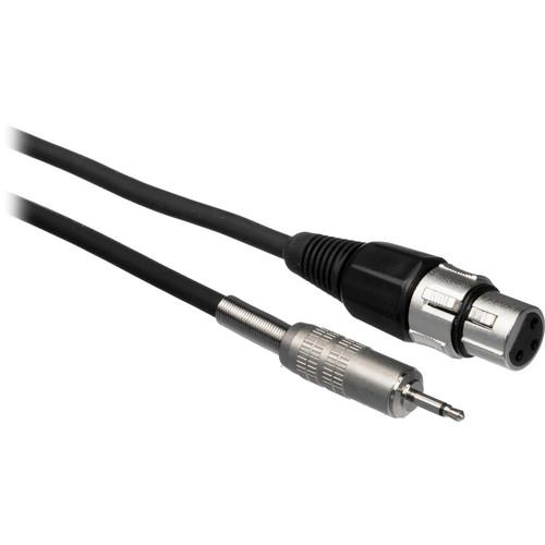 Comprehensive Mini Male TS to 3-Pin XLR Female Cable XLRJ-MP-3ST