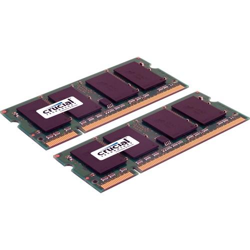 Crucial 8GB (2x4GB) SO-DIMM Memory Upgrade Kit CT2KIT51264AC800, Crucial, 8GB, 2x4GB, SO-DIMM, Memory, Upgrade, Kit, CT2KIT51264AC800