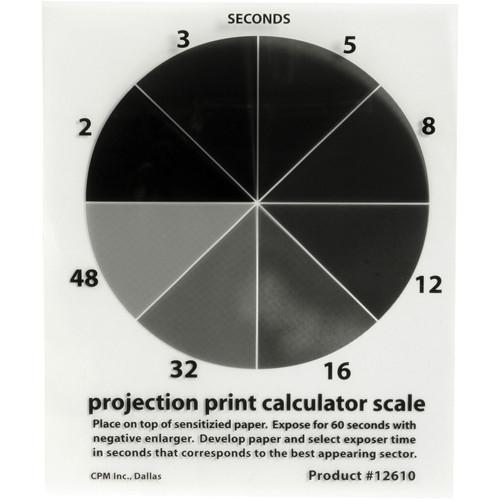 Delta 1 Projection Print Calculator Scale 4x5