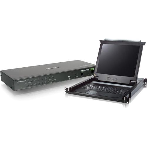IOGEAR 16-Port PS/2 USB Combo KVM and 17