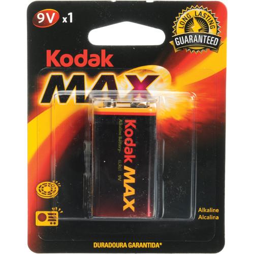 Kodak  Max 9V Alkaline Battery 30116634, Kodak, Max, 9V, Alkaline, Battery, 30116634, Video