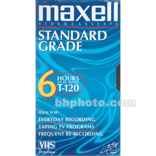 Maxell  T-120 VHS Video Cassette 214016