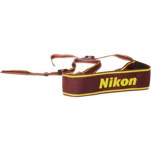 Nikon  AN-6W Nylon Wide Neck Strap (Wine) 4508