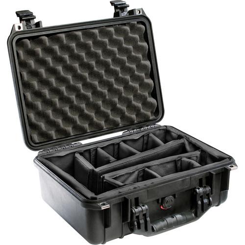 Pelican 1450 Case with Dividers (Black) 1450-004-110