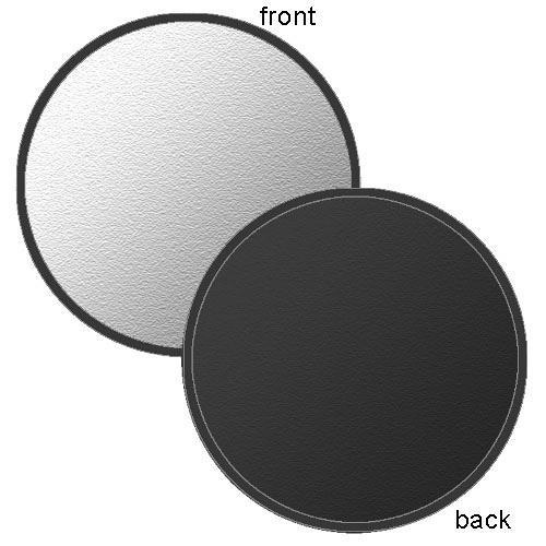 Photoflex LiteDisc Circular Reflector, Black/Silver, DL-1442BS