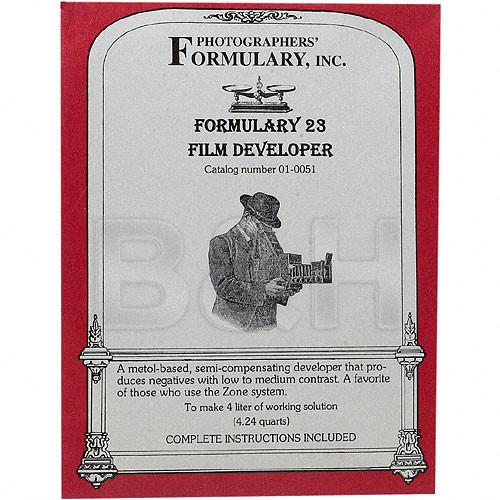 Photographers' Formulary #23 Developer for Black & 01-0051, Photographers', Formulary, #23, Developer, Black, &, 01-0051