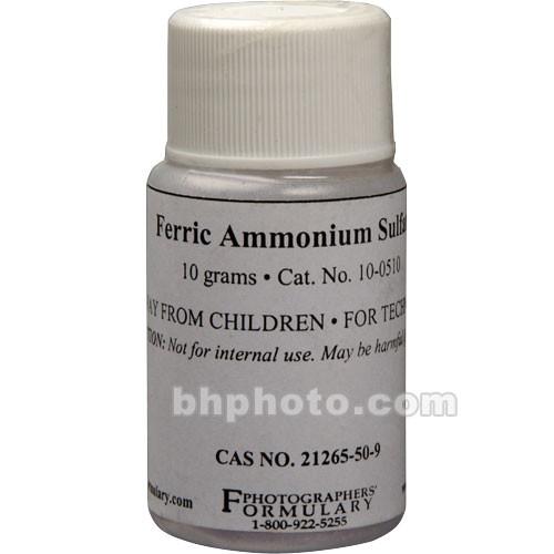 Photographers' Formulary Ferric Ammonium Sulfate - 10-0510 10G