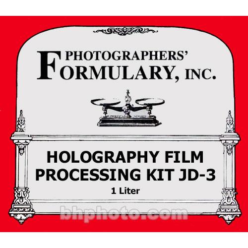 Photographers' Formulary JD-3 Holography Processing Kit 04-3020, Photographers', Formulary, JD-3, Holography, Processing, Kit, 04-3020