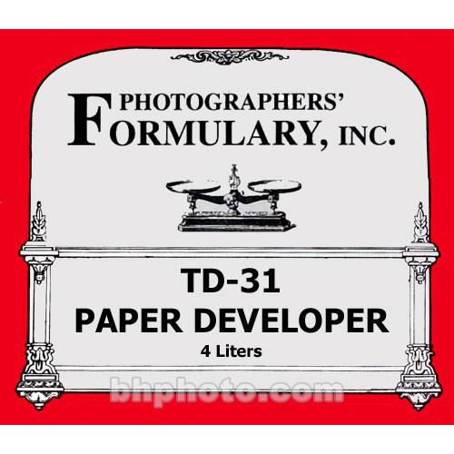 Photographers' Formulary TD-31 Developer for Black & 02-0113