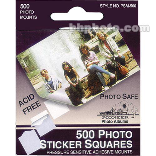 Pioneer Photo Albums Photo Mounting Squares (Box of 500) PSM500, Pioneer, Photo, Albums, Photo, Mounting, Squares, Box, of, 500, PSM500