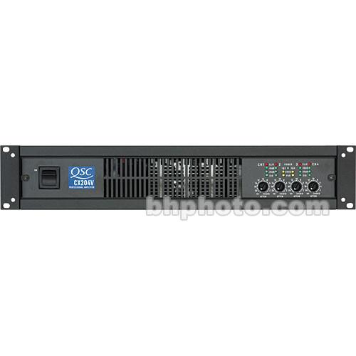 QSC CX-204V 4 Channel Power Amplifier (70V) CX204V, QSC, CX-204V, 4, Channel, Power, Amplifier, 70V, CX204V,