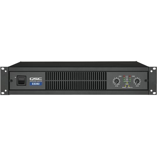 QSC CX-302 2-Channel Direct Output Power Amplifier CX302, QSC, CX-302, 2-Channel, Direct, Output, Power, Amplifier, CX302,