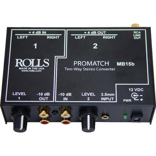 Rolls MB15b Promatch 2-Way Stereo Converter MB15B, Rolls, MB15b, Promatch, 2-Way, Stereo, Converter, MB15B,