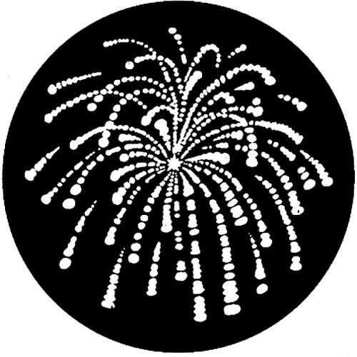 Rosco Steel Gobo #7766 - Fireworks 1 - Size B 250777660860