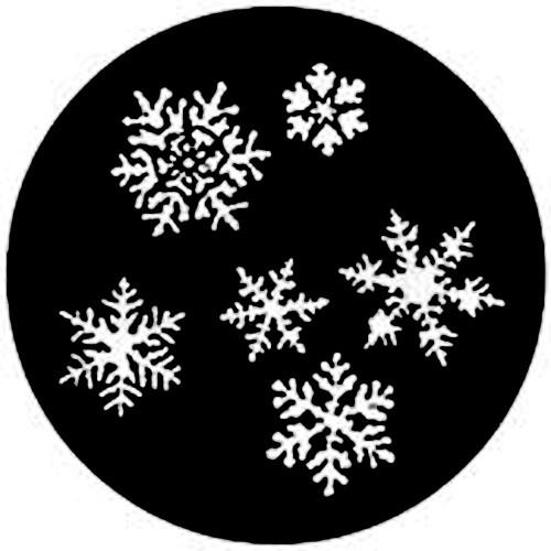 Rosco Steel Gobo #7772 - Snowflakes - Size A 250777721000, Rosco, Steel, Gobo, #7772, Snowflakes, Size, A, 250777721000,