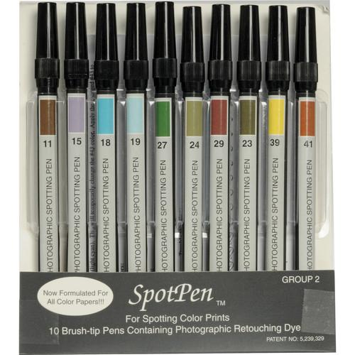 SpotPen Spotpen Group No.2 Retouching Pen Set for Color SOSP2C