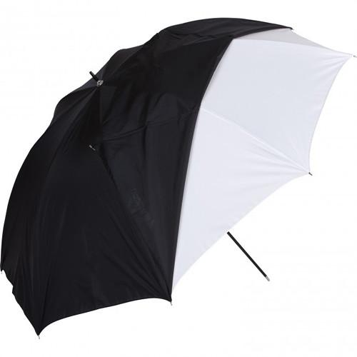 Westcott White Satin Umbrella with Removable Black Cover 2016, Westcott, White, Satin, Umbrella, with, Removable, Black, Cover, 2016
