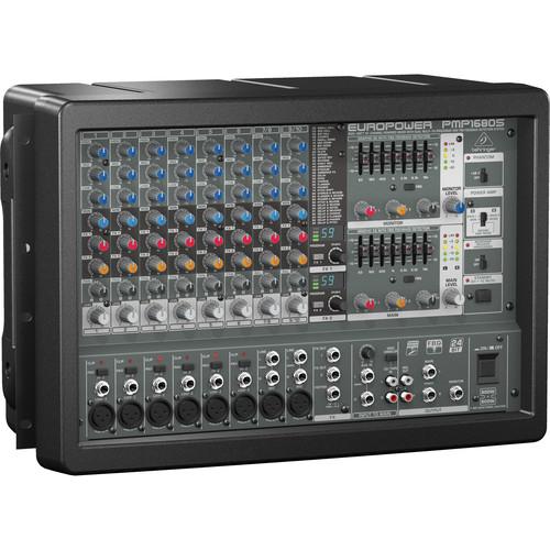 Behringer PMP1680S 10-Channel Powered Mixer PMP1680S, Behringer, PMP1680S, 10-Channel, Powered, Mixer, PMP1680S,